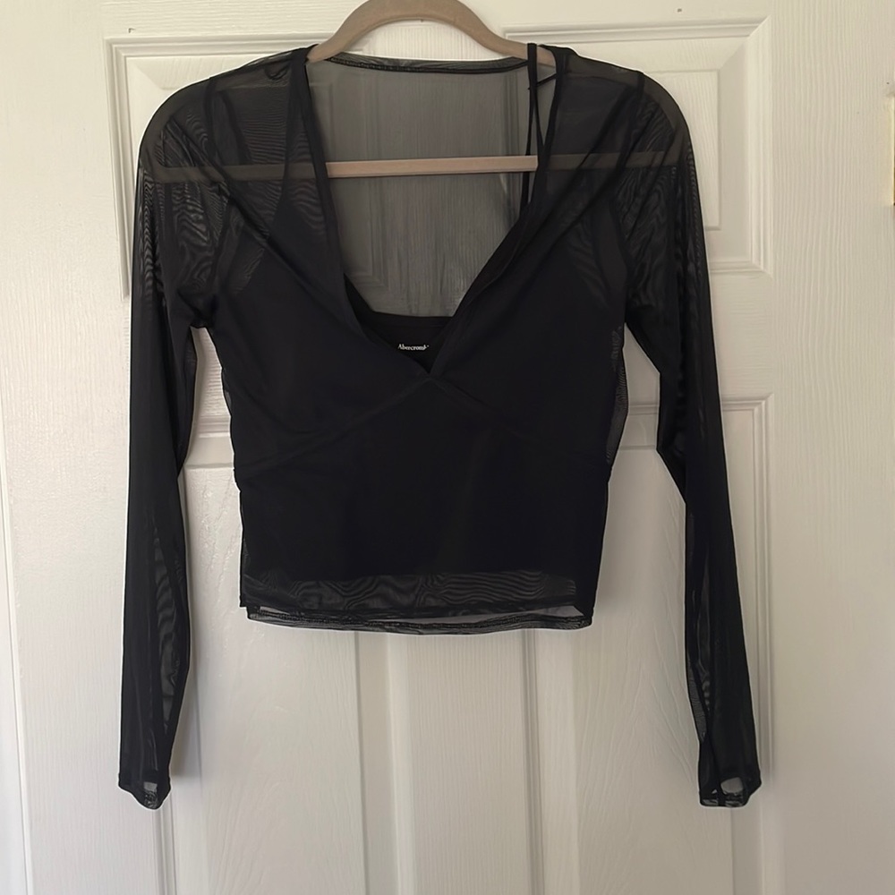 A&F Mesh Top